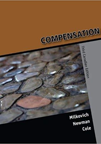Official Test Bank for Compensation by Milkovich 3rd Edition