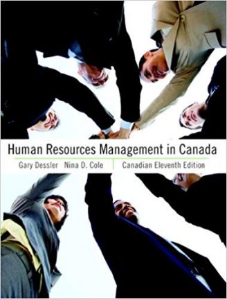 Official Test Bank for Human Resources Management in Canada by Dessler 11th Edition