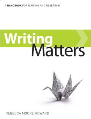 Official Test Bank for Writing Matters, Tabbed by Howard, 1st Edition