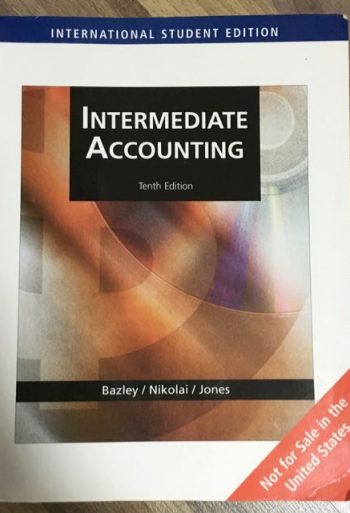 Official Test Bank for Intermediate Accounting by Nikolai 10th Edition