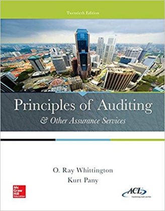 Principles of Auditing and Other Assurance Services Whittington 20th Test Bank